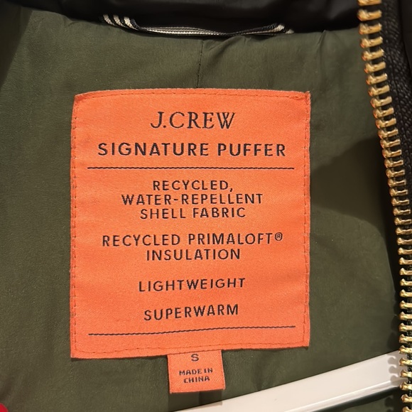 J crew Signature Puffer Size Small - Picture 2 of 5